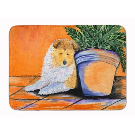 Carolines Treasures Sheltie Machine Washable Memory Foam Mat SS8667RUG